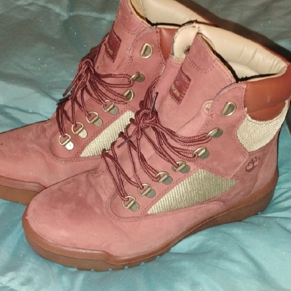 Timberland Rust Nubuck Field Boot 7 Mens NIB